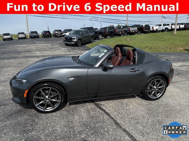 used 2017 Mazda MX-5 Miata RF car, priced at $23,870