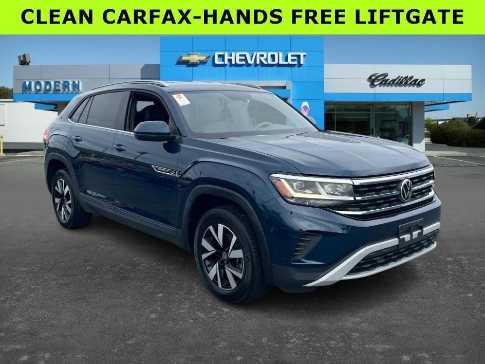 used 2021 Volkswagen Atlas Cross Sport car, priced at $21,419