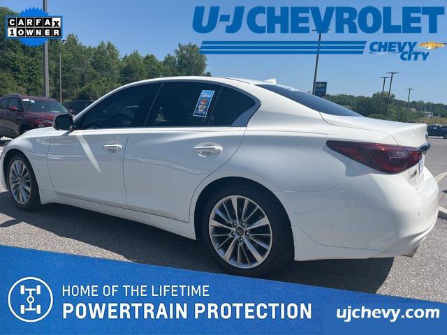 used 2022 INFINITI Q50 car, priced at $31,988