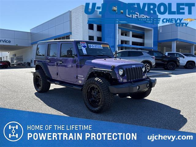 used 2018 Jeep Wrangler JK Unlimited car, priced at $24,667