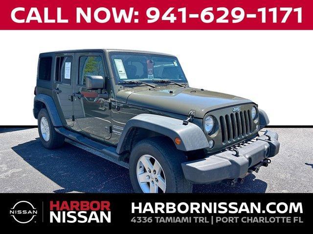 used 2015 Jeep Wrangler Unlimited car, priced at $14,650