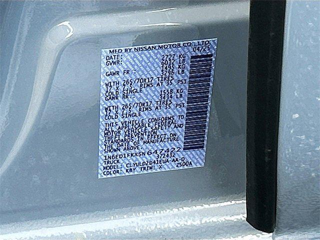 new 2025 Nissan Frontier car, priced at $39,794