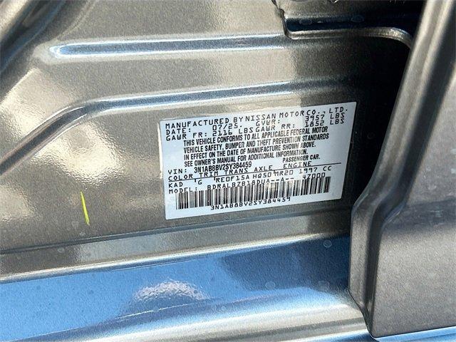 new 2025 Nissan Sentra car, priced at $20,535