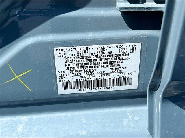 new 2025 Nissan Sentra car, priced at $25,374