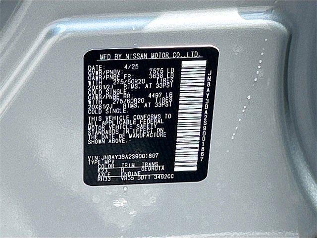 new 2025 Nissan Armada car, priced at $59,651