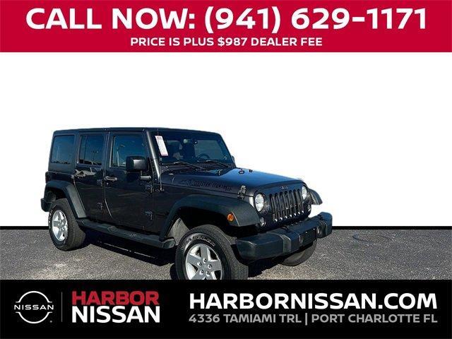 used 2014 Jeep Wrangler Unlimited car, priced at $17,825