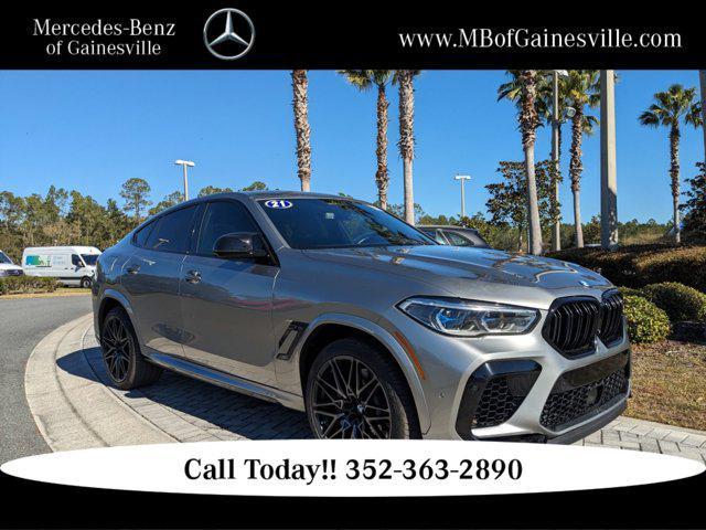 used 2021 BMW X6 M car, priced at $64,428