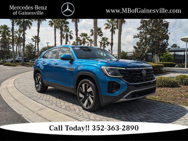 used 2024 Volkswagen Atlas Cross Sport car, priced at $35,999
