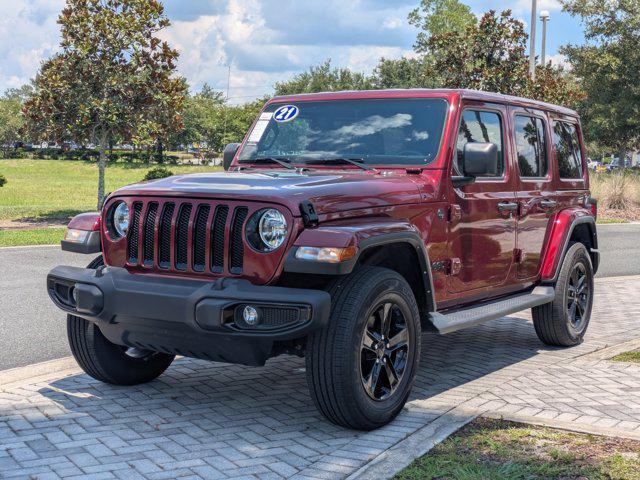 used 2021 Jeep Wrangler Unlimited car, priced at $32,998