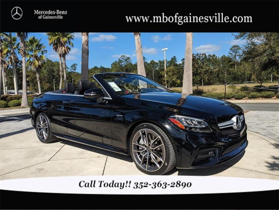 used 2022 Mercedes-Benz AMG C 43 car, priced at $58,769