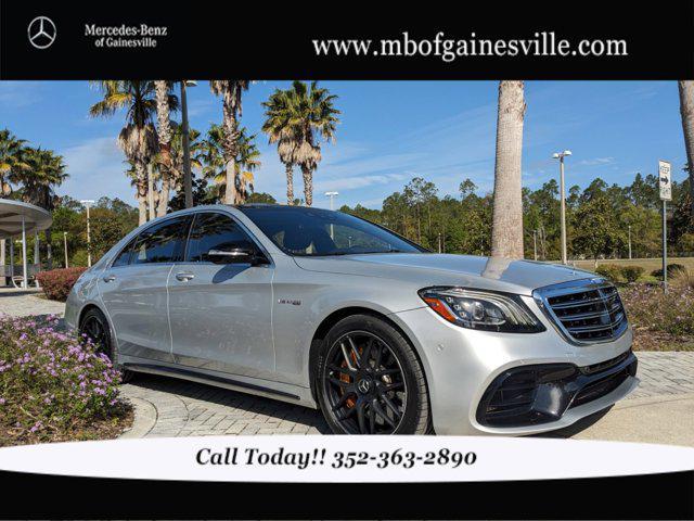 used 2020 Mercedes-Benz AMG S 63 car, priced at $79,999