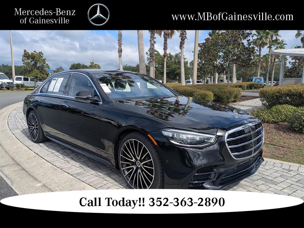 used 2022 Mercedes-Benz S-Class car, priced at $73,999