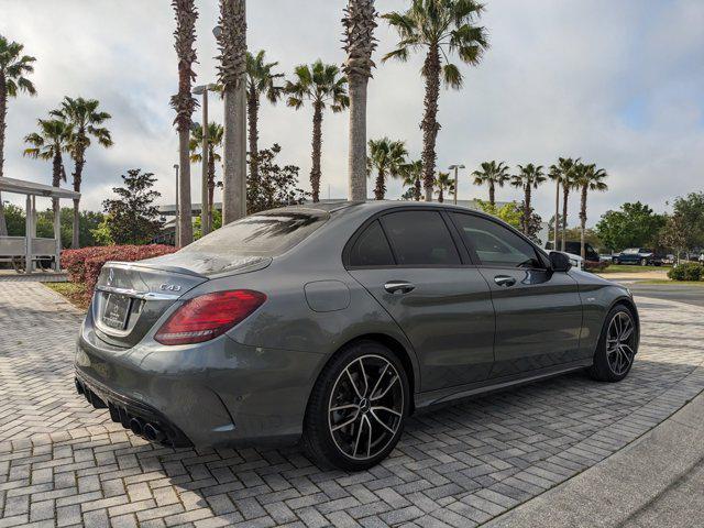 used 2021 Mercedes-Benz AMG C 43 car, priced at $45,997