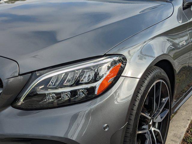 used 2021 Mercedes-Benz AMG C 43 car, priced at $45,997