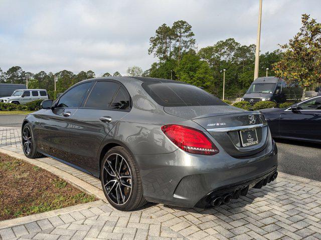 used 2021 Mercedes-Benz AMG C 43 car, priced at $45,997