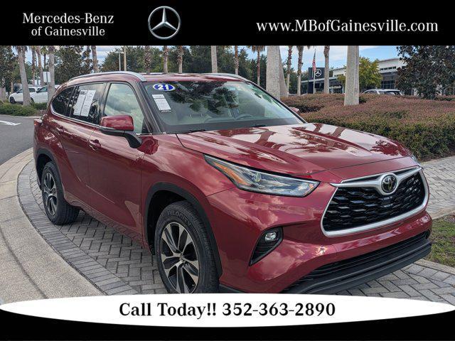 used 2021 Toyota Highlander car, priced at $31,991