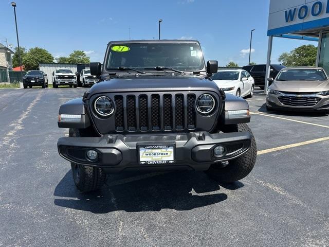 used 2021 Jeep Wrangler Unlimited car, priced at $32,498