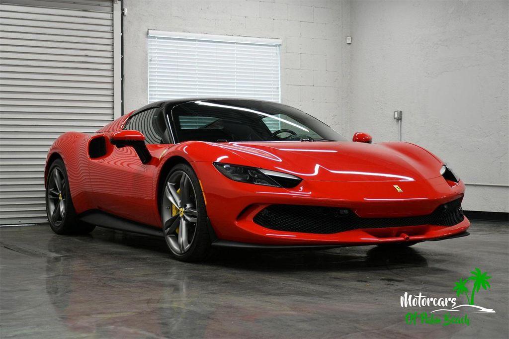 used 2024 Ferrari 296 GTS car, priced at $412,479