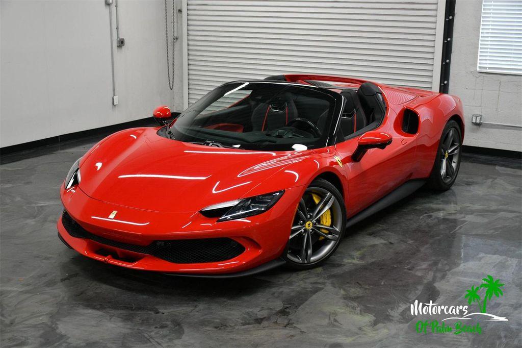 used 2024 Ferrari 296 GTS car, priced at $412,479