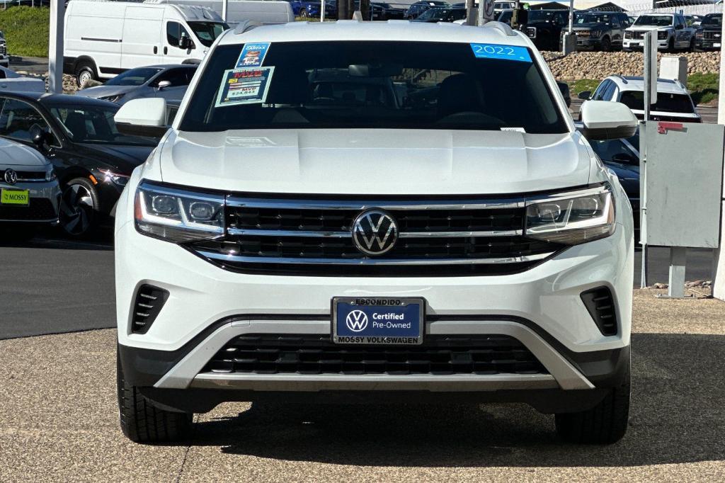 used 2022 Volkswagen Atlas Cross Sport car, priced at $24,843