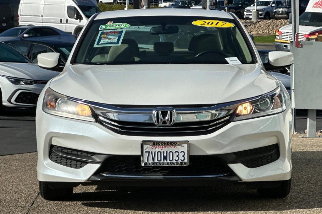 used 2017 Honda Accord car, priced at $14,799