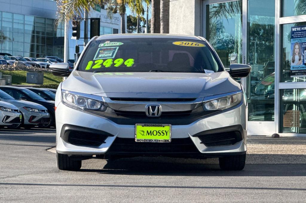 used 2016 Honda Civic car, priced at $11,818