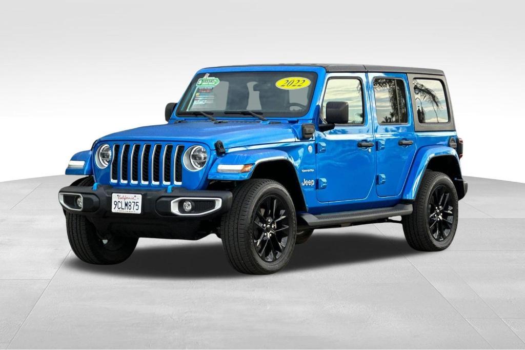 used 2022 Jeep Wrangler Unlimited 4xe car, priced at $32,995