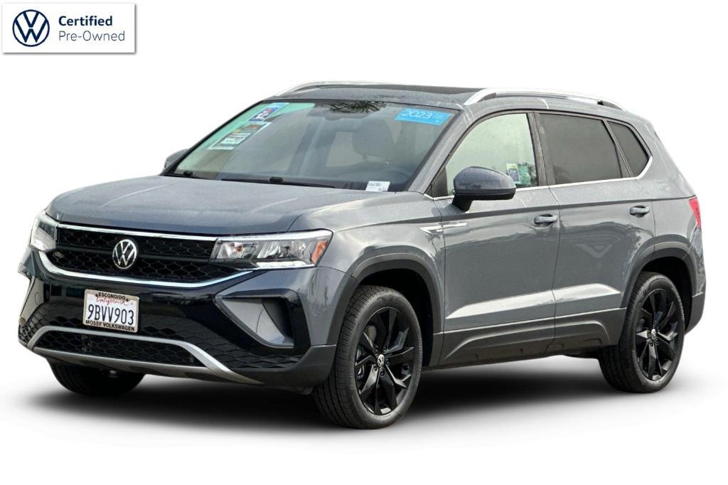 used 2023 Volkswagen Taos car, priced at $20,787