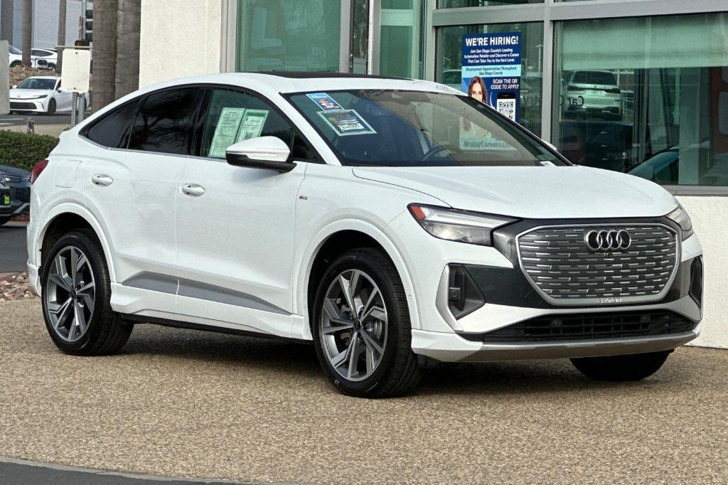 used 2023 Audi Q4 e-tron car, priced at $26,987