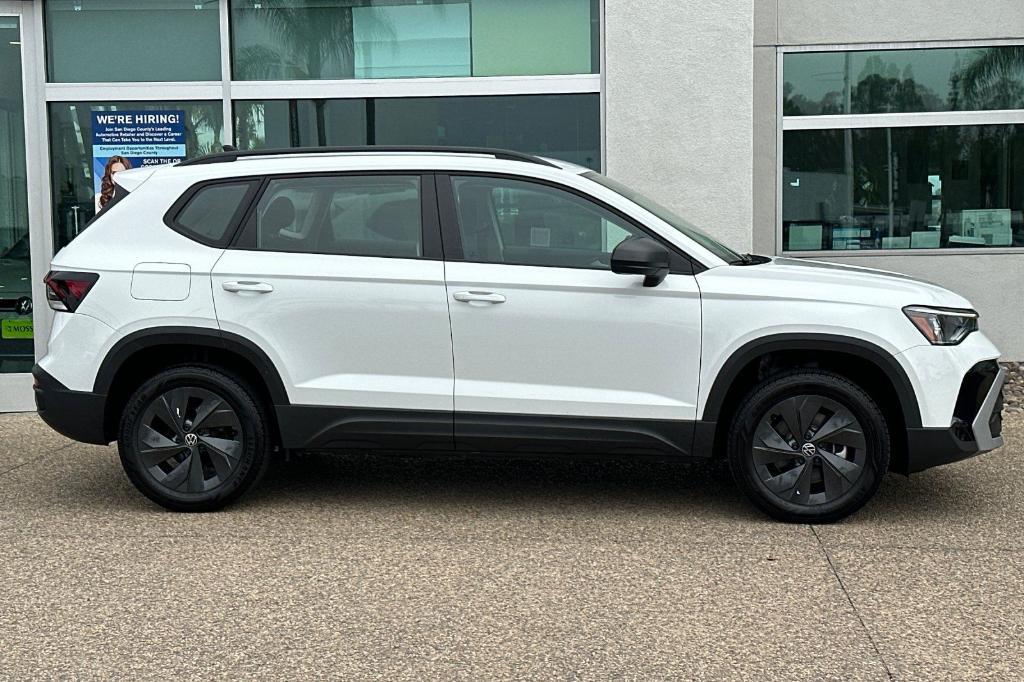 new 2025 Volkswagen Taos car, priced at $26,610