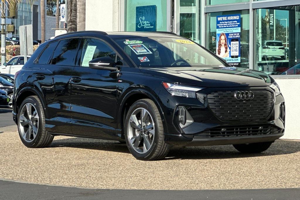 used 2024 Audi Q4 e-tron car, priced at $42,520