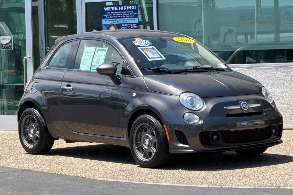 used 2018 FIAT 500 car, priced at $14,997