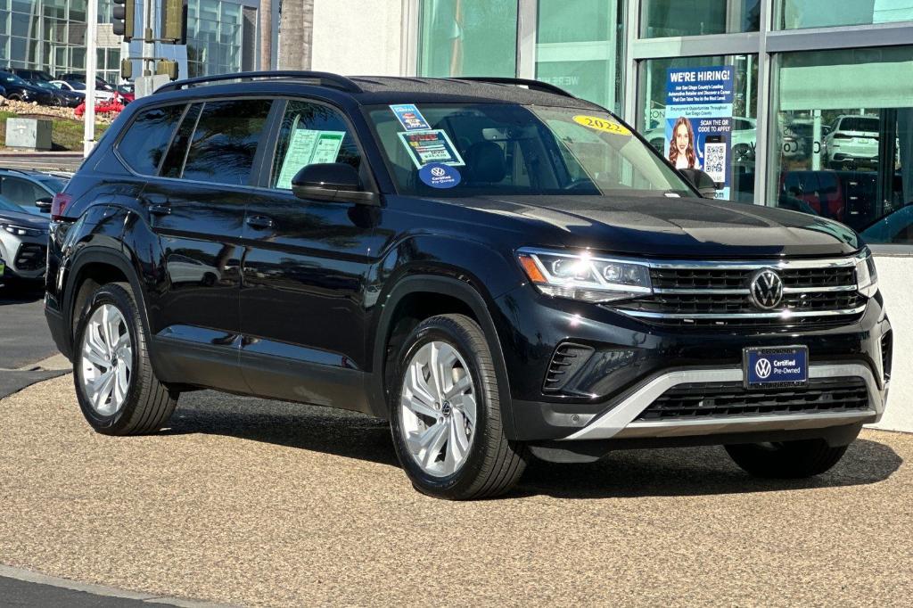 used 2022 Volkswagen Atlas car, priced at $25,420