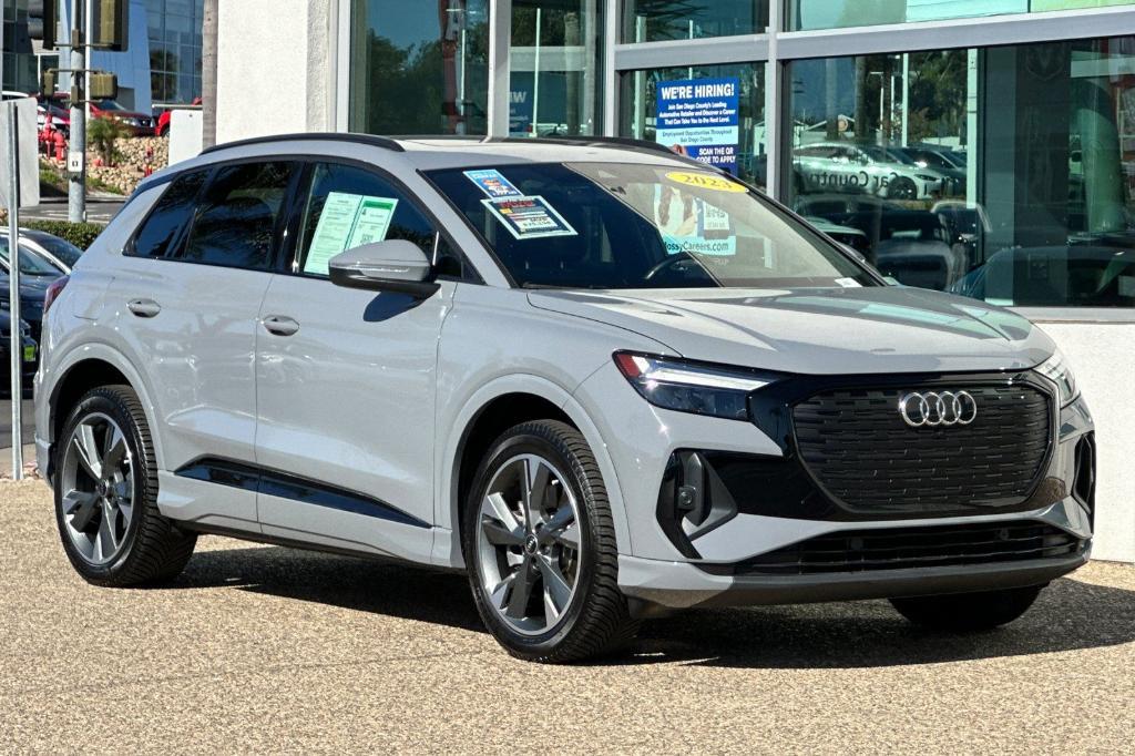 used 2023 Audi Q4 e-tron car, priced at $25,198
