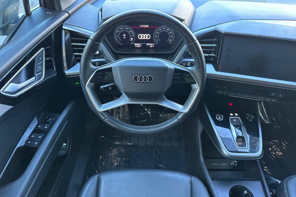 used 2023 Audi Q4 e-tron car, priced at $25,198