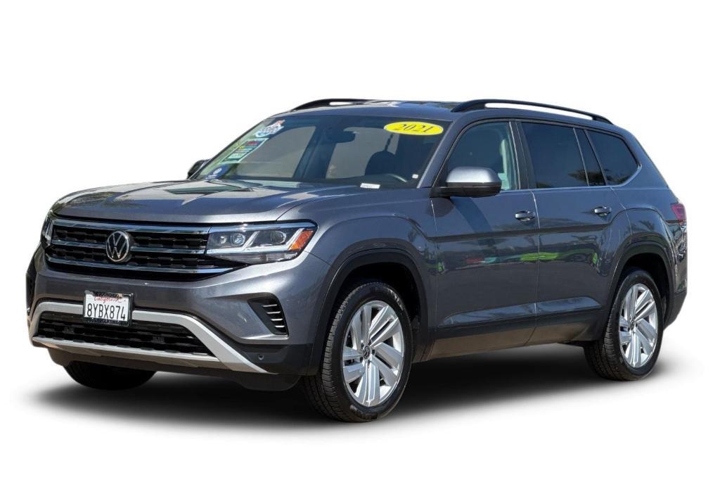 used 2021 Volkswagen Atlas car, priced at $27,379