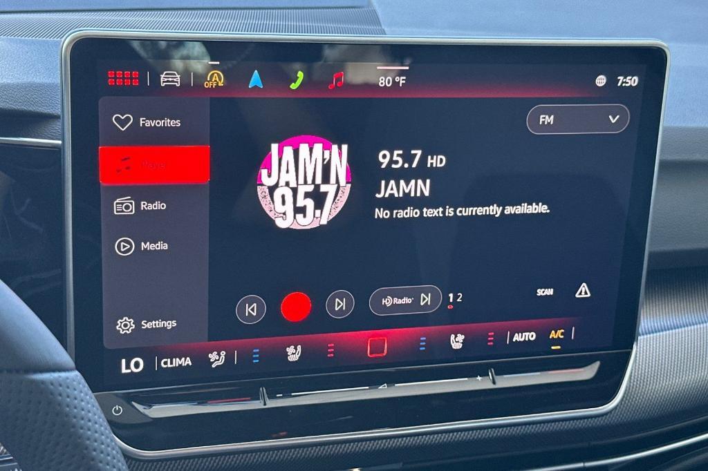 new 2025 Volkswagen Golf GTI car, priced at $39,823