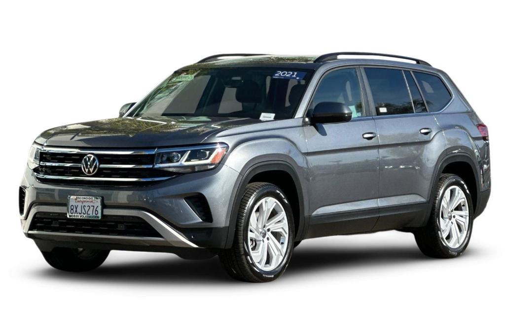 used 2021 Volkswagen Atlas car, priced at $27,348