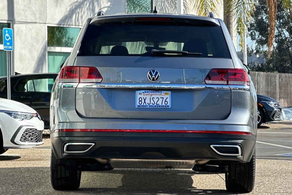 used 2021 Volkswagen Atlas car, priced at $27,348