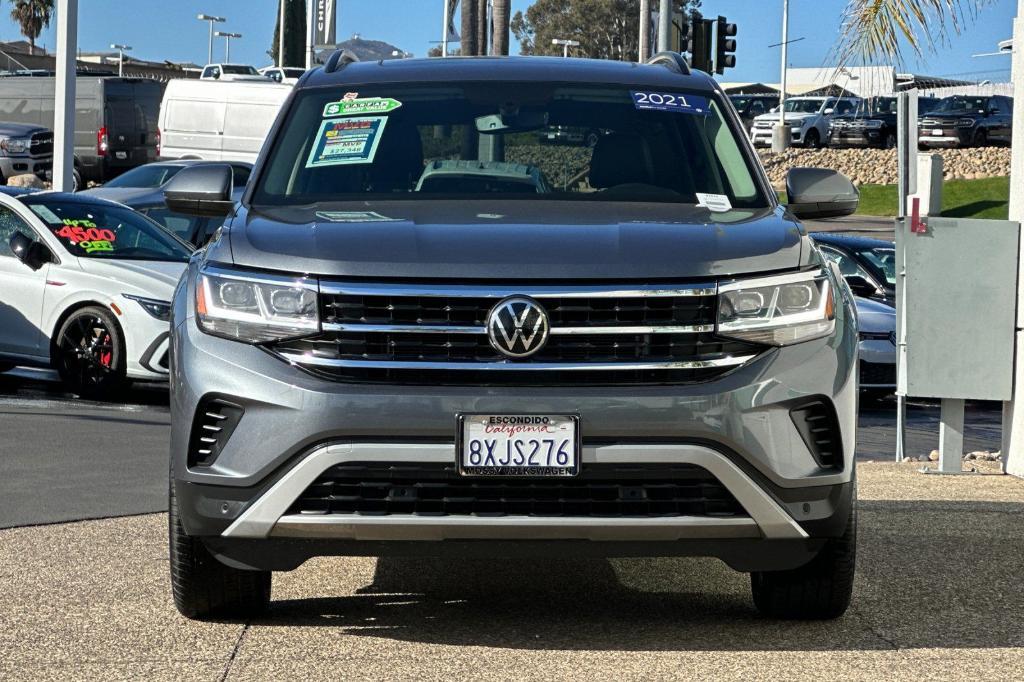 used 2021 Volkswagen Atlas car, priced at $27,348