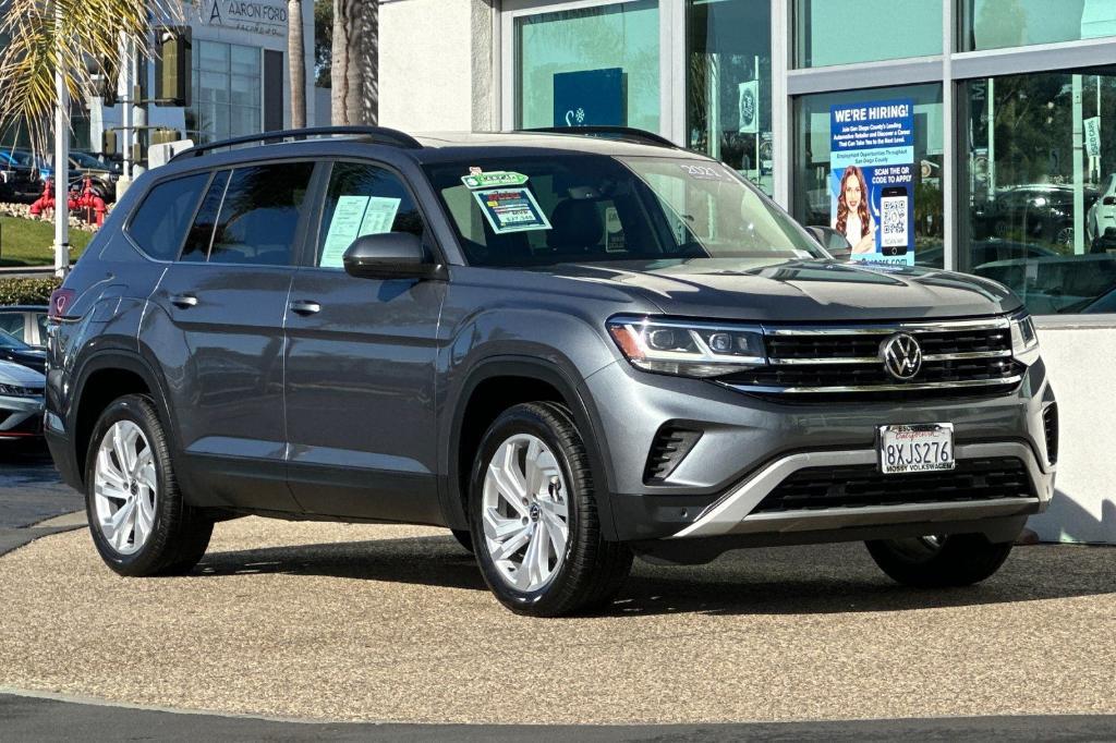 used 2021 Volkswagen Atlas car, priced at $27,348