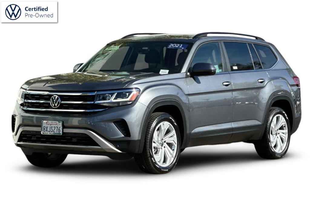 used 2021 Volkswagen Atlas car, priced at $26,981