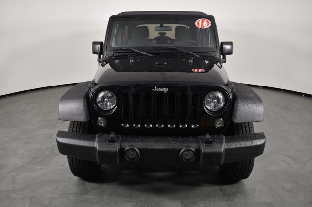 used 2016 Jeep Wrangler Unlimited car, priced at $19,990