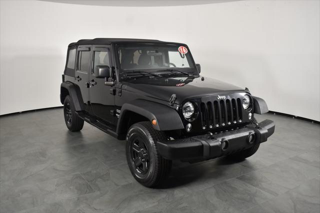 used 2016 Jeep Wrangler Unlimited car, priced at $19,990