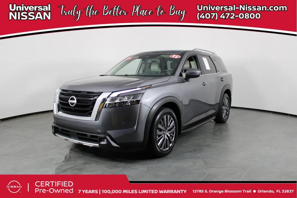 used 2022 Nissan Pathfinder car, priced at $27,987