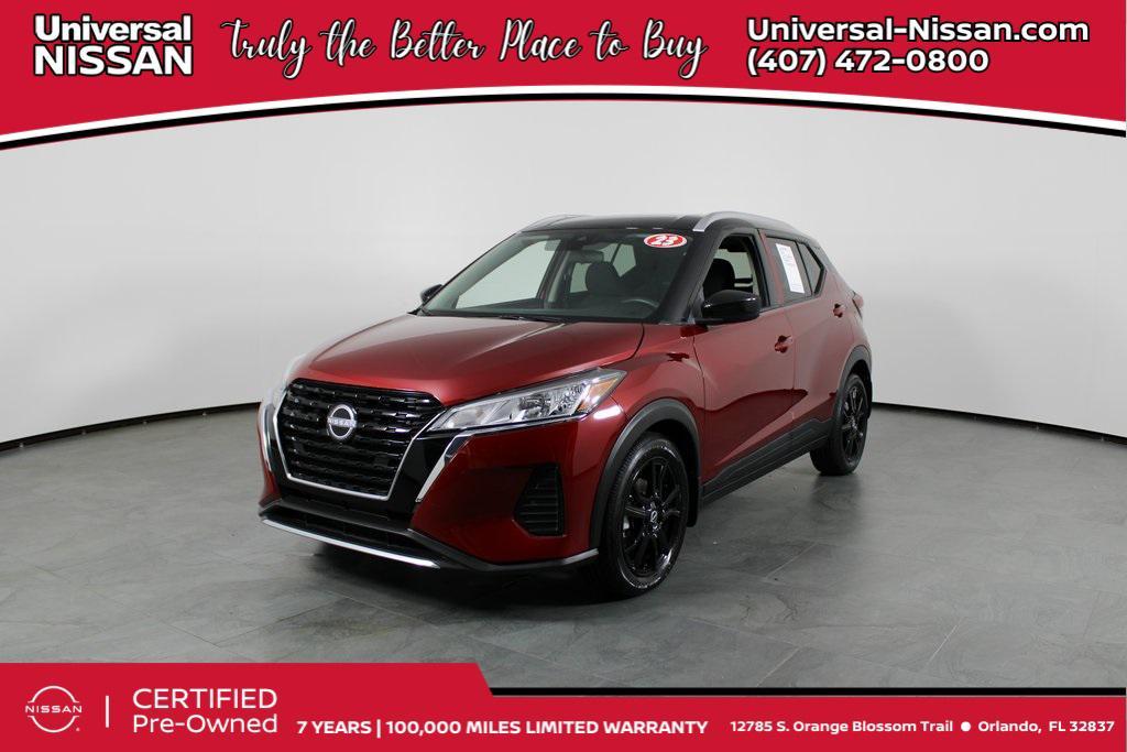used 2023 Nissan Kicks car, priced at $16,590