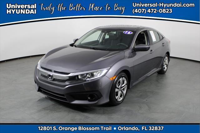 used 2016 Honda Civic car, priced at $16,480