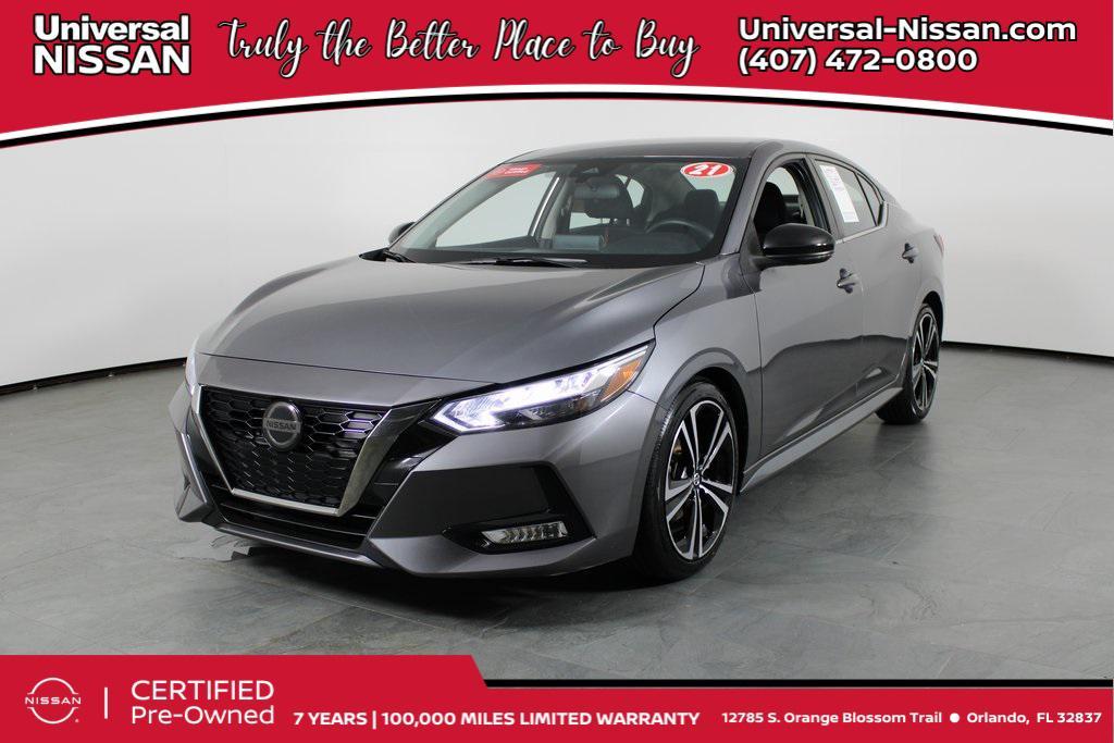 used 2021 Nissan Sentra car, priced at $15,487