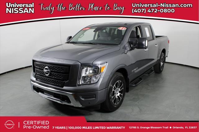 used 2021 Nissan Titan car, priced at $30,987