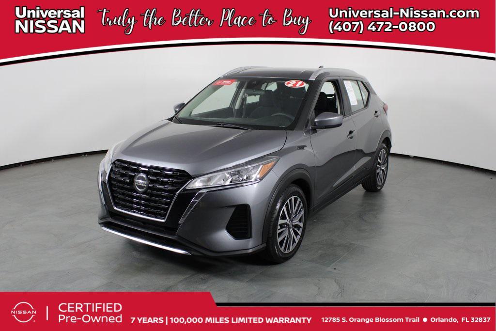 used 2021 Nissan Kicks car, priced at $15,287